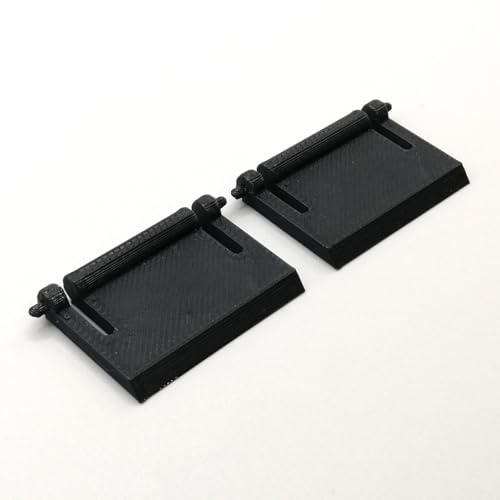 Printbtw 1 paio di piedini di ricambio per tastiera Sharkoon Skiller SGK5 in nero