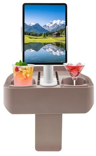 3 In 1 Verstellbares Pool Tablett Tisch, Spa Tablett Tisch für Pools mit Becherhalter und Handyhalter Rutschfester Badewannenablage Pools Beistelltisch, Getränkehalter Pool Hot Tub Tray Table für SPA