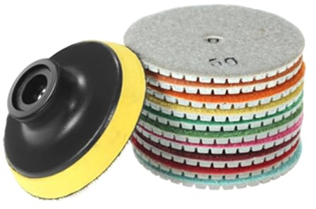 Disque de polissage diamant abrasif pour béton, surface humide, carrelage en marbre pour diamant humide