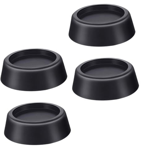 HORIALENCE 4 Piezas Almohadillas Antivibración para Lavadora Base Antideslizante y Amortiguador de Ruido Soporte para Electrodomésticos y Muebles Elevador de Altura para Hogar Silencioso