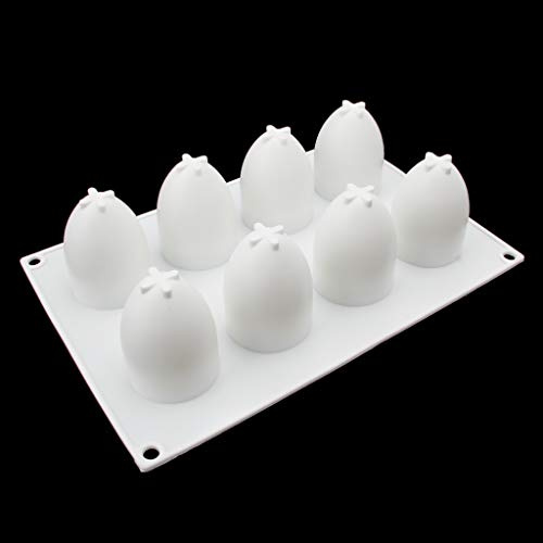 Moule coloré en résine pour œufs de Pâques - Moules à chocolat - Moule à gâteau en silicone pour moulage de résine