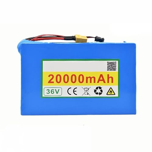 36V 20AH Batteria Per Bici Elettrica Pacco 10S2P Batterie Al Litio Di Ricambio Per Monopattini Elettrici Con Caricabatterie Batteria Al Litio Ricaricabile XT30