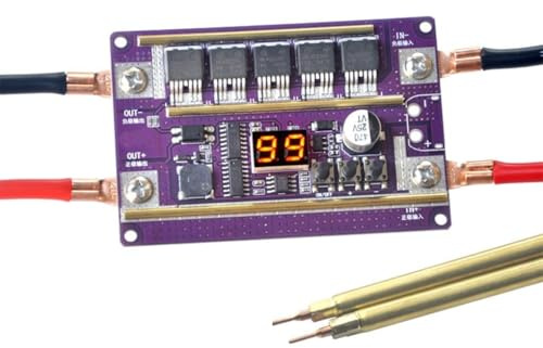 ALCXAZS Saldatrice a punti 12V Kit fai da te Dispositivo di saldatura a batteria al litio per pannello circuiti, Con Copertura