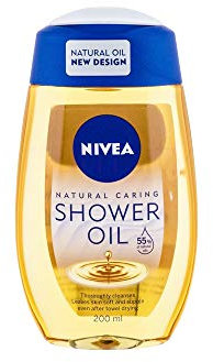 6 x Nivea Douche d'huile naturelle pour salle de bain en mousse