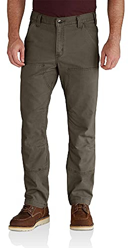 Carhartt Men's Relaxed Straight Rigby Double-Front Dungaree, Tarmac, W38 x L30