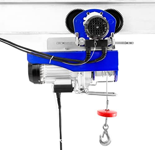 Pallit Argano con carrello elettrico | 400 kg/12 m | 800 kg/6 m | incl. telecomando con cavo lungo 1,6 m