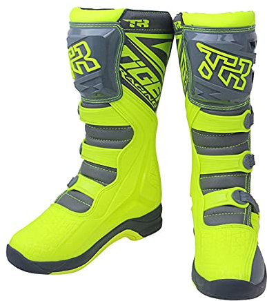 Sebasty Motorrad Enduro Motocross Stiefel Reiten Mx Moto Cross Motorrad Motorboote Schuhe Racing Herren MTB Downhill Stiefel,45