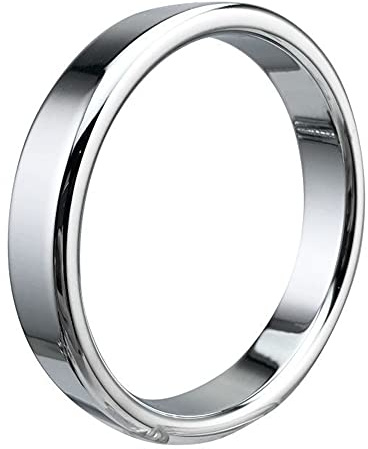 Edelstahl Penisring Cockring Erektion Eichelring Metall Cockringe Hodenring Ballstretcher Hodensack Cock Ring Locking Anhänger Männlichen Schwanzring Für Männer Erotik Sexspielzeug, Ø: 51mm