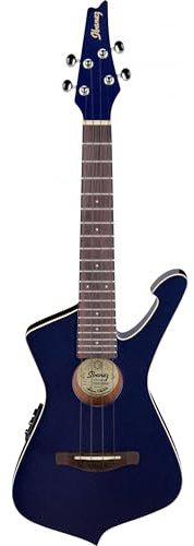 Ibanez Iceman UICT10 Tenor-Ukulele in Midnight Metallic
