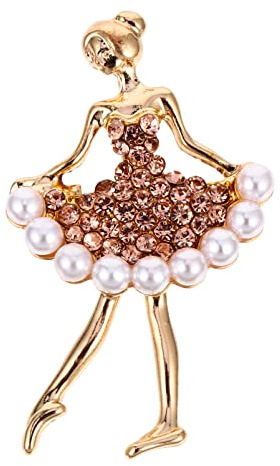 STOBOK Broches Danseur de Ballet Broches en Alliage de Strass ALLIAGE PEAL PEAL POP POUR FEMMES FILLES Vêtements Vêtements Sacs Sacs À Sacs à Dos Vestes Chapeau Diy Décoration