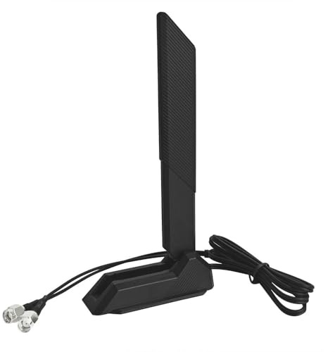 JINTAI Antena inalámbrica WiFi WLAN Antenne Flex Cable para ASUS NUC 13 i9 Series NUC13RNGi9 NUC13SBBi9/2T2R ROG Strix B660I/GAMING X570PRO Gaming Z690PLUS/ProArt Z690CREATOR 1400802650600 Black
