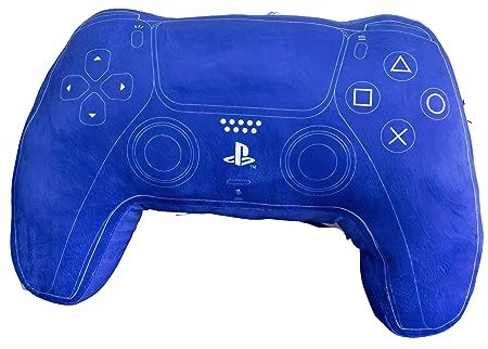 Character World Officially Licensed PlayStation Controller Shaped Cushion Pillow Handset Design Stuffed Plush Shaped Pillow | Perfect For Bedroom Or Gaming Décor