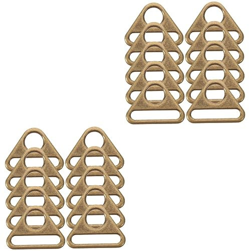 COHEALI 2 Sets Verstellbare Bastelschnallen Hosenträgerclips Aus Zinklegierung Für Projekte Kleidungsschnallen Rucksackdekorationen 10 Stück * 2
