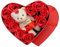 BSNRDX Scatola Regalo Rosa Fiore di Sapone Rose Di Nozze Bouquet Fiore Eterno Floreale Sapone Profumato Sapone Realistici Rose Bouquets Sapone Romantico a Forma di Cuore per Il Compleann