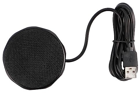 NUOBESTY 360degré Microphone USB De Conférence Omnidirectionnel pour Ordinateur Portable Et Réunion Filtre Le Bruit Et Améliore La Clarté Voix