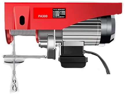 PA300 Grúa de elevación eléctrica en miniatura for el hogar 650W Gato de control remoto portátil con gato de cabrestante plano de alambre Para Un Trabajo CóModo