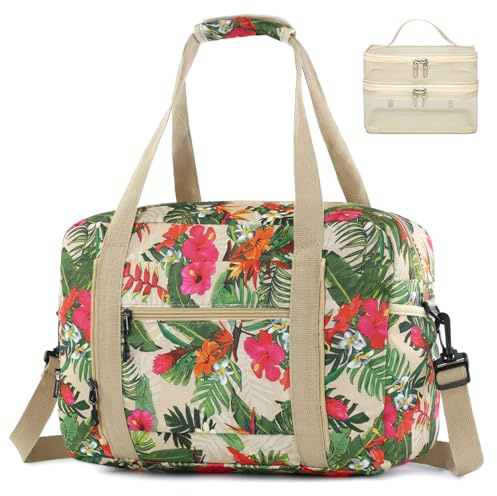 SPAHER Bolsa Viaje 40x30x20 Wizzair Vueling Plegable 25L Equipaje de Mano Cabina Impermeable Bolsa de Deporte Hombre Bolsos Maternidad Hospital Bolso Equipaje Fin de Semana Mujer