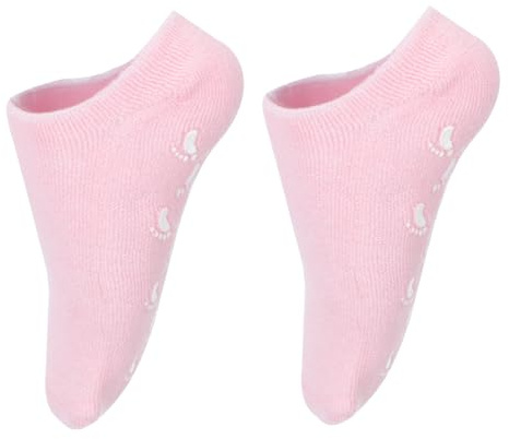 Gogogmee Calzini Idratanti per Talloni in Filato di Cotone, Gel Agli Oli Essenziali, Effetto Idratante Rapido per Uso Notturno