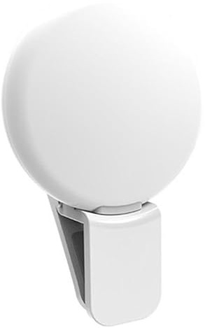 Luz LED para selfie portátil para teléfono móvil, mini luz circular de atenuación de tres paradas, clip de cámara, relleno de fotografía, video