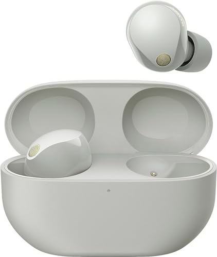 Sony WF-1000XM5 Wireless Noise Cancelling Headphones Sliver (Renewed)