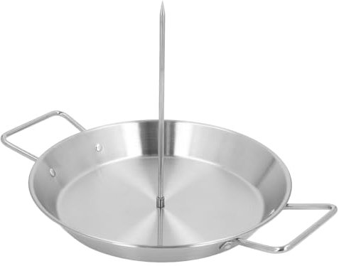 YWBL-WH Brochette de Rôtissoire Verticale en Acier Inoxydable avec Pointes Détachables de 8, 10, 12 Pouces, Brochettes de Kebab, Shawarma Kebabs, Four à Fumeur, Plats de Barbecue