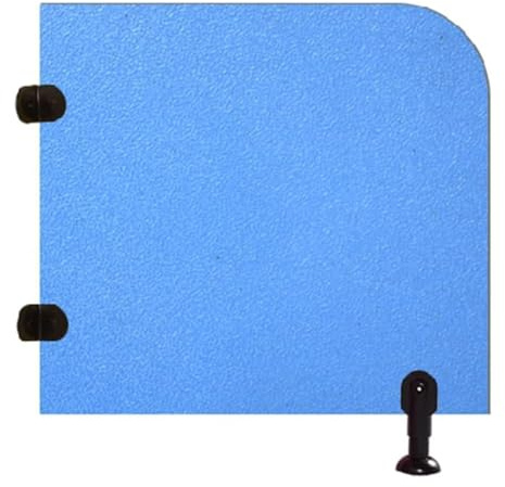 YVYKFZD Kinder Urinal-Trennwand, bodenmontierte Schamwand, Bunte Urinal-Sichtschutz Toilettentrennwand, für Schulen/Kindergärten/Einkaufszentren(Blauw,60x90cm/23.6x35.4in)