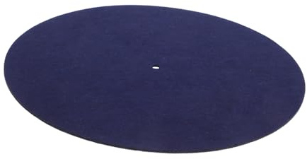 ULTECHNOVO Schallplatten Matte aus Filz für Plattenspieler Leichte Schallplattenpad zum Schutz der Vinyl Schallplatten für Zuhause und Unterwegs