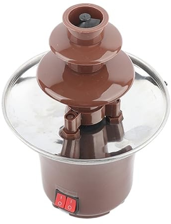 Mini Chocolate Fountain Electric Compact Melt Heating Fondue BBQ Sauce Household Kitchen Supplies Smooth Continuous Flow