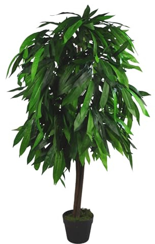 Leaf XL Kunstpflanze Mangobaum, 120 cm hoch