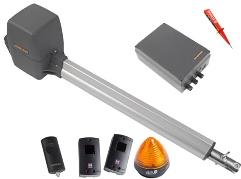 Hörmann Rotamatic P1 BiSecur Serie 3 Drehtorantrieb 1-flüglig + 1x Handsender HSE4 BS + Lichtschranken EL301 + Warnlicht SLK EADAMS Set 5in1B SK