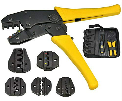 RanDal 4 in 1 Ratsche Crimper Kabel Draht Crimpzange elektrische Anschlüsse Zange Tool Kit
