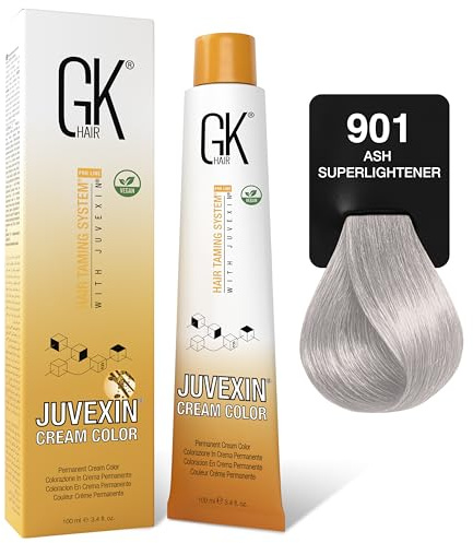 GK Hair Crema Colorante para Cabello 100 ml – Coloración Semi-Permanente Nutritiva para Peinados, Tonos Naturales e Intensos, Ideal para Mechas, Reflejos y Resultados Uniformes de Fácil Aplicación