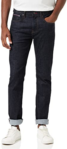 Tommy Hilfiger Herren Jeans Hose Core Straight Denton mit Stretch, Blau (Ohio Rinse), 30W/32L