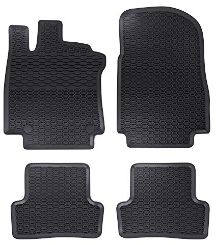 GEYER & HOSAJA Gummifußmatten 873/4C kompatibel mit Renault Captur I (2013-2019) und Renault Clio IV (2012-2019)