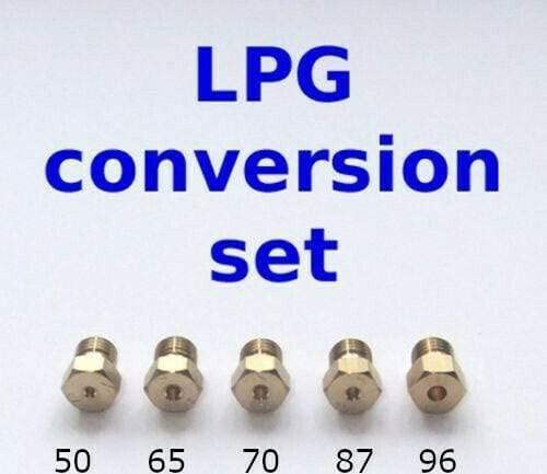 5 Brenner Gasherd LPG Umrüstsatz Düsen Propan Injektoren
