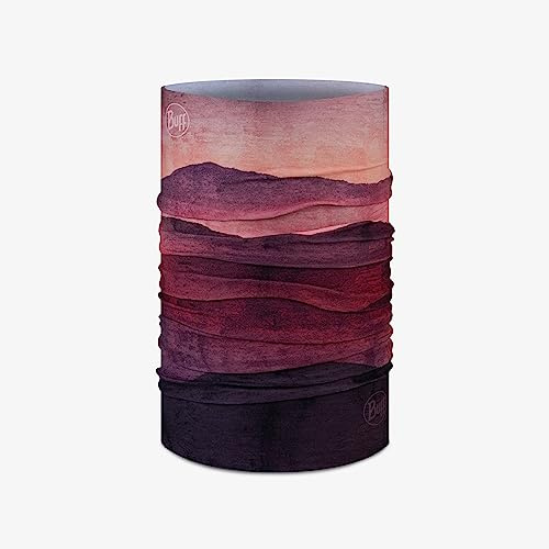 Buff Original EcoStretch Neck Gaiter, UPF 50 Sun Protection, Breathable, Versatile, Quick Dry Face Mask, Lise Maroon, Adult Size