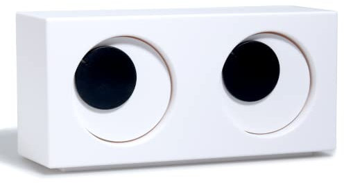 MENG ZHI AO Horloge murale décorative avec de grands yeux créatifs et drôles comme cadeau pour vos enfants