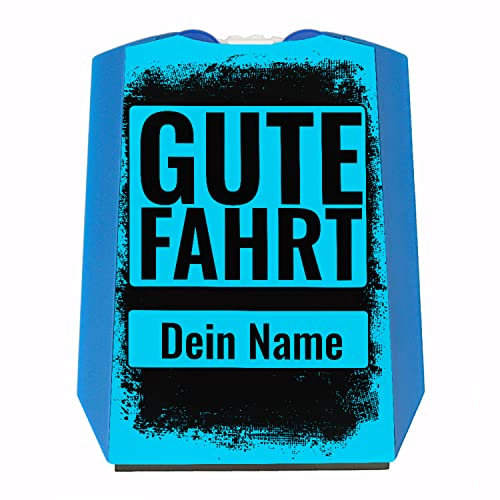 speecheese Parkscheibe für Fahranfänger und Vielfahrer - personalisiert mit deinem Namen - als Glücksbringer für Lange Autofahrten mit dem Kfz um Einer Person zu Zeigen wie wichtig sie dir ist