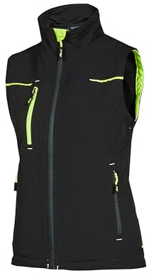 U-POWER DON'T WORRY... BE HAPPY! Gilet In Tessuto, Traspirante E Idrorepellente Saturn Lady Black Carbon Gilet in Tessuto, Traspirante e Idrorepellente SATURN LADY Black Carbon Uomo (Pacco da 1)