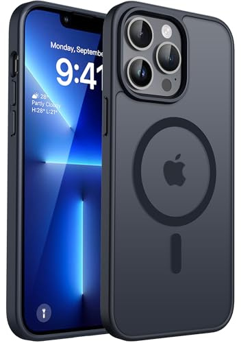CACOE für iPhone 13 Pro Max Hülle mit Militärschutz für MagSafe Handyhülle | für iPhone 13 Pro Max Case,Transluzente Matte,37×N52 Magnete,12 Fuß Fallschutz,2400 GS Magnetkraft,Erhöhter Kameraschutz
