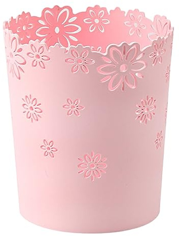 lmoikesz Contenedor de Basura Duradero PP Respetuoso con el Medio, no tóxico e Inodoro y Adecuado para Muchas Ocasiones. Antideslizante, Rosa, Talla pequeña