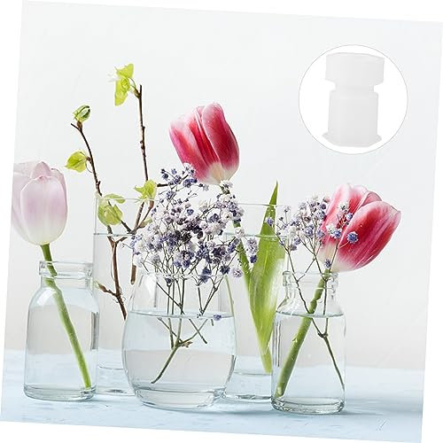 NUOBESTY 1 Satz Flaschenform Schmuck Kieselgel Kuchenform Handbuch Weiß