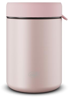 alfi ISO FOOD MUG 350ml, rosa rose, Edelstahl Thermobehälter für Essen, Isolierbehälter für Suppen, Salat, Müsli to go, hält 5 Stunden warm, 10 Stunden kalt, spülmaschinenfest, BPA-frei