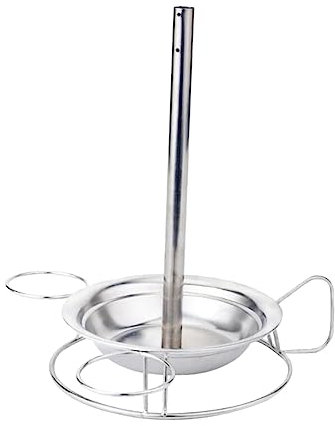 CIMAXIC Support pour Poulet Grillé Grille À Rôtir en Acier Inoxydable Plaque De Cuisson pour Barbecue Camping Convient pour Volaille Et Autres Viandes