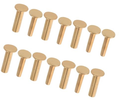 iplusmile Surtido De Pasadores Para Mangos De Cuchillo 7 Pares 1,2 Cm Remaches De Cobre Remache De Rosca Fijación Segura Para Cuchillos De Cocina Herramienta De Bricolaje Reparación