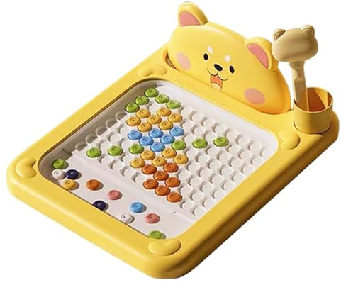 Yplkm Magnetisches Punkt Kunst Set - Magnetische Maltafel Für Kleinkinder Mit Stift | Pädagogisches Lernspielzeug Ab 2 3 4 5 Jahren,Interaktives Spielzeug Für Kinder Junge Mädchen