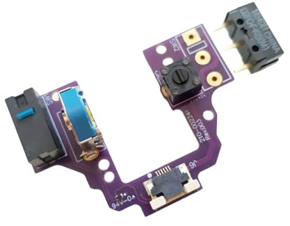 ULIJTH Carte de circuit imprimé de jeu - Anti-poussière - Pour micro-commutateurs super légers - Personnalisation - Jeu remplaçable à chaud