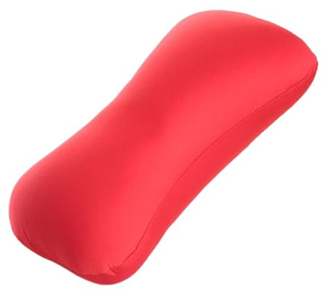 Generisch Mikroperlenkissen – Schaumteilchen Polyester Spandex 38x20cm | Perlenkissen | Mikroperlen-Nackenrolle Für Halsstütze, Reisepause, Heimentspannung Und Täglichen Komfort