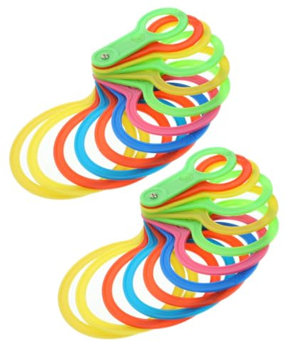 Angoily Anillo Medidor de Frutas de Plástico, Calibrador de Diámetro para Cítricos de 30-90 Mm, Set de 13 Piezas para Medición Precisa y Clasificación en Cocina y Hogar, Herramienta