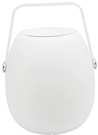 Lumisky Baladeuse enceinte bluetooth sans fil LED blanc/multicolore dimmable SO PLAY H30cm avec télécommande